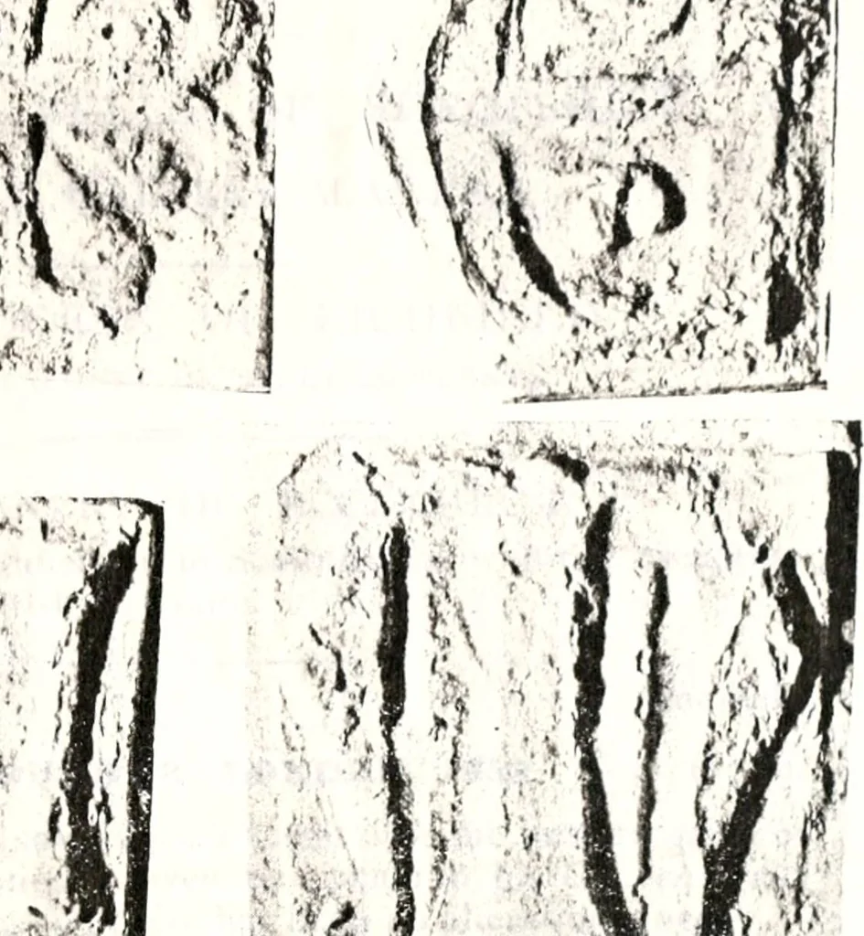 An illustration from Transactions of the Shropshire Archaeological and Natural History Society, 1878, leaf 72