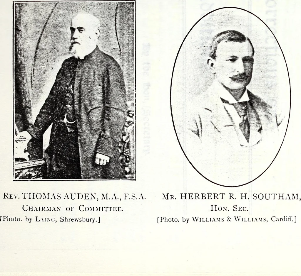 An illustration from Transactions of the Shropshire Archaeological and Natural History Society, 1898, leaf 1088