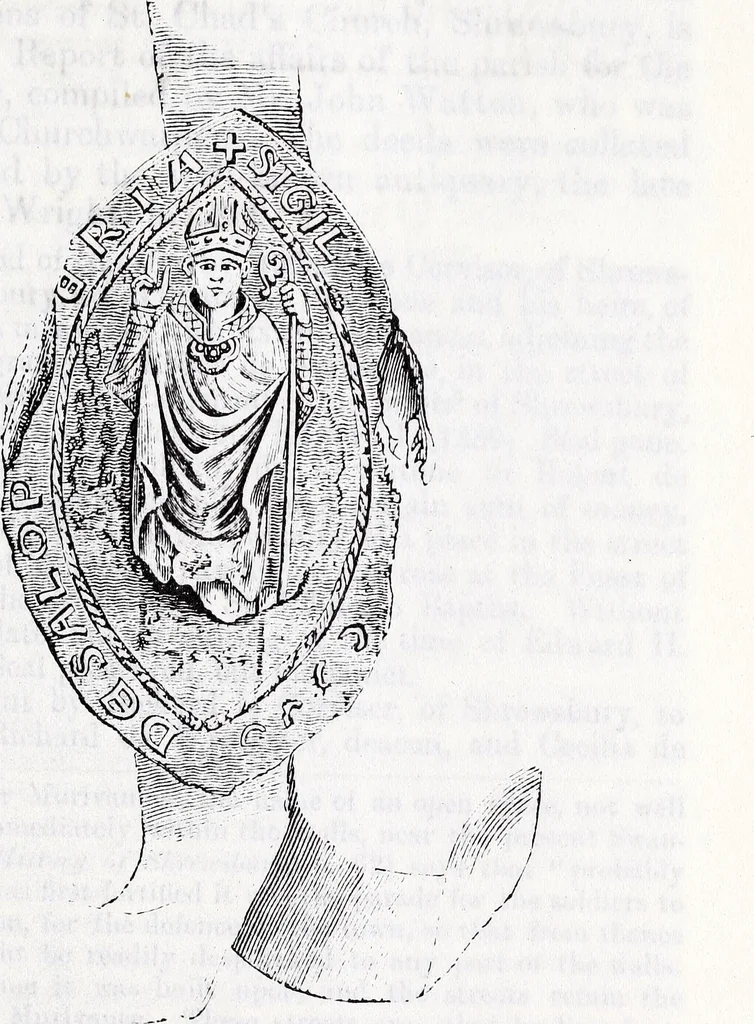 An illustration from Transactions of the Shropshire Archaeological and Natural History Society, 1891, leaf 362