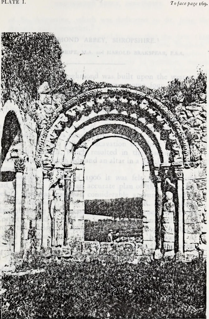 An illustration from Transactions of the Shropshire Archaeological and Natural History Society, 1910, leaf 390