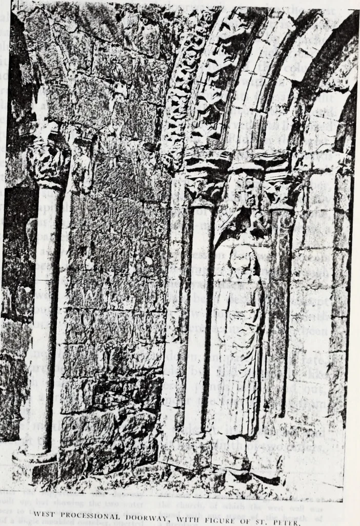 An illustration from Transactions of the Shropshire Archaeological and Natural History Society, 1910, leaf 408