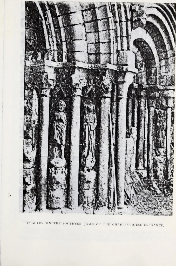An illustration from Transactions of the Shropshire Archaeological and Natural History Society, 1910, leaf 442