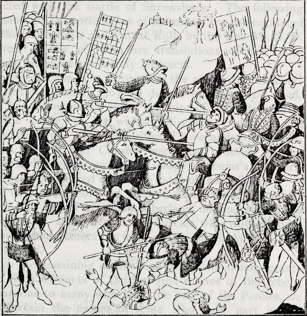 An illustration from Transactions of the Shropshire Archaeological and Natural History Society, 1903, leaf 340