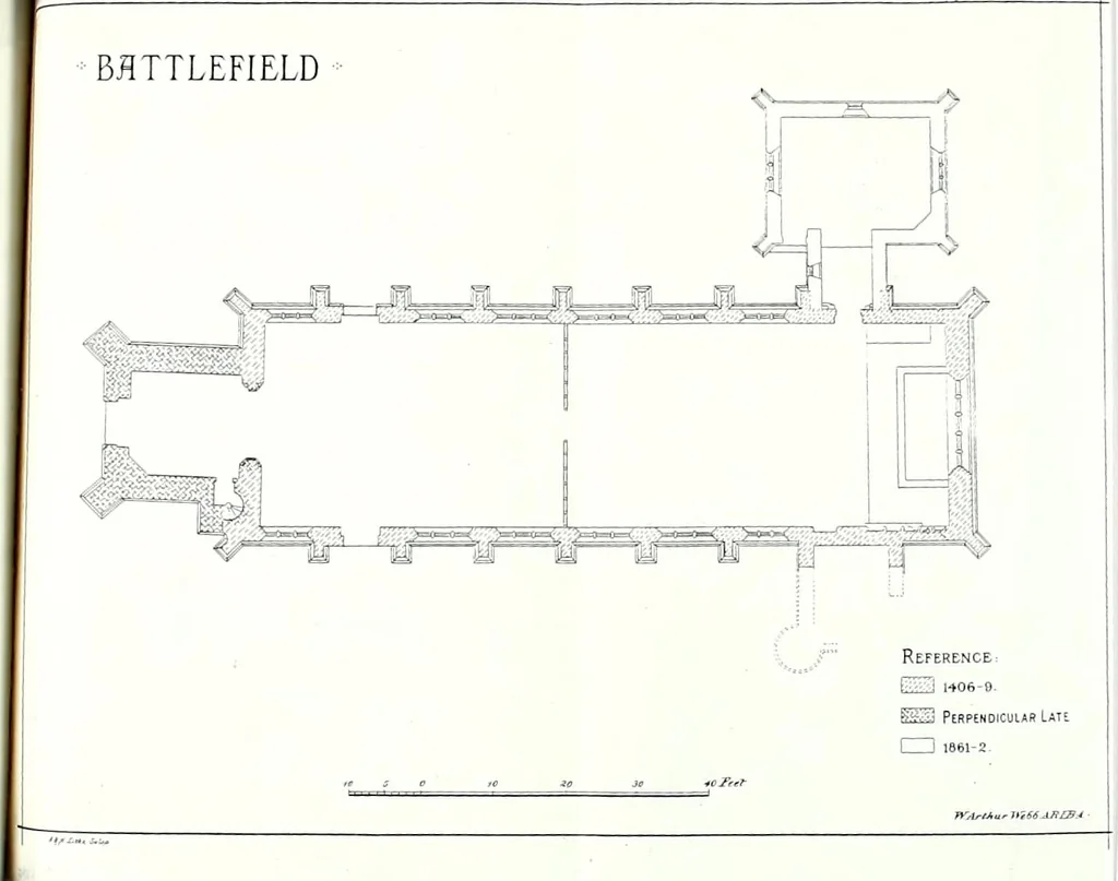 An illustration from Transactions of the Shropshire Archaeological and Natural History Society, 1903, leaf 392