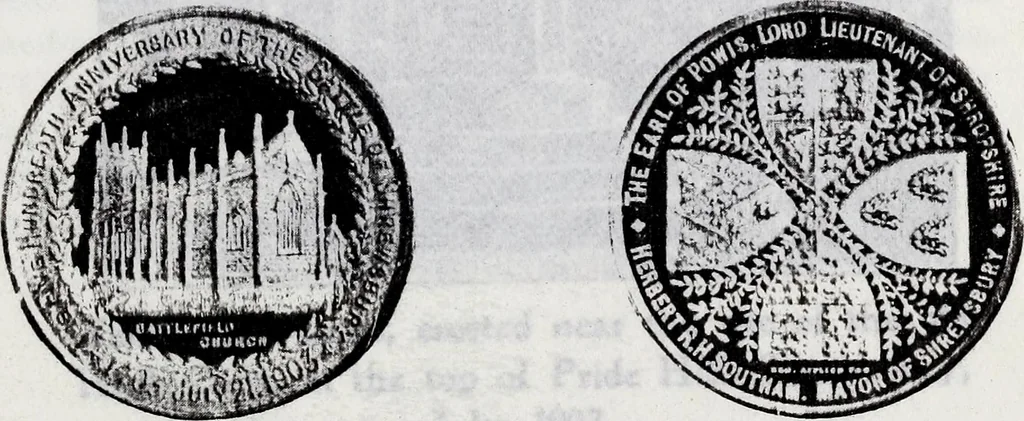 An illustration from Transactions of the Shropshire Archaeological and Natural History Society, 1903, leaf 916