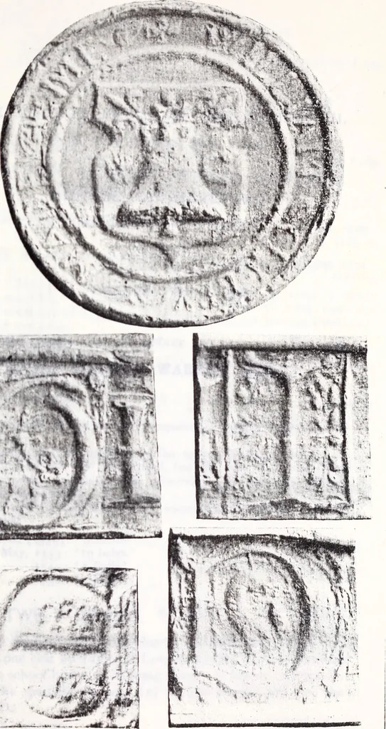 An illustration from Transactions of the Shropshire Archaeological and Natural History Society, 1905, leaf 18