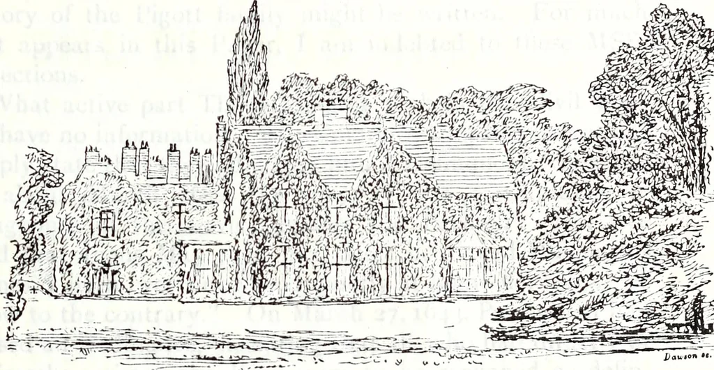 An illustration from Transactions of the Shropshire Archaeological and Natural History Society, 1906, leaf 172