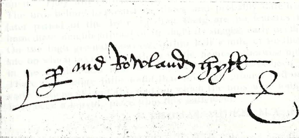 An illustration from Transactions of the Shropshire Archaeological and Natural History Society, 1906, leaf 962