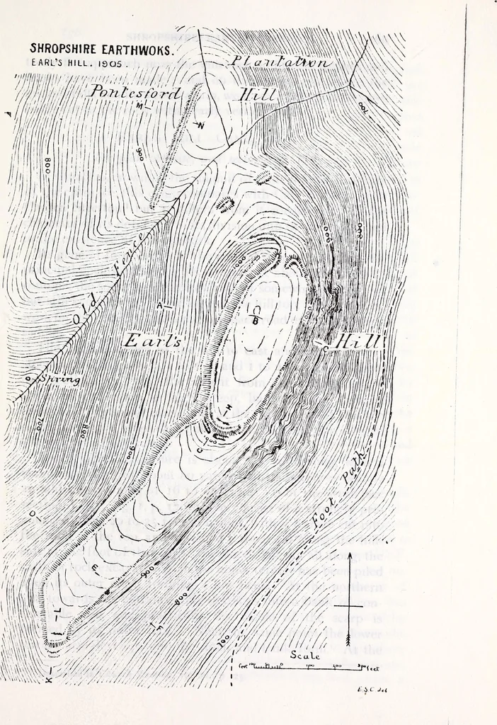 An illustration from Transactions of the Shropshire Archaeological and Natural History Society, 1907, leaf 454