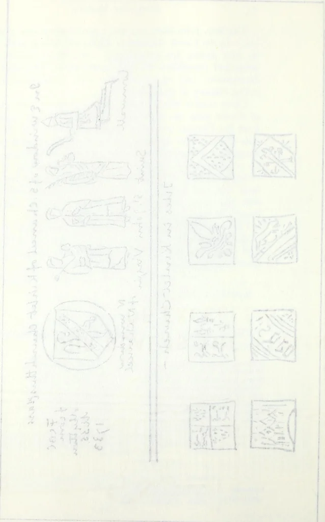 An illustration from Transactions of the Shropshire Archaeological and Natural History Society, 1908, leaf 245