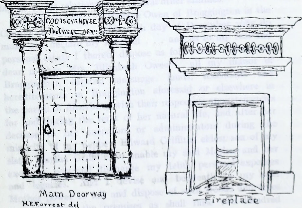 An illustration from Transactions of the Shropshire Archaeological and Natural History Society, 1915, leaf 692