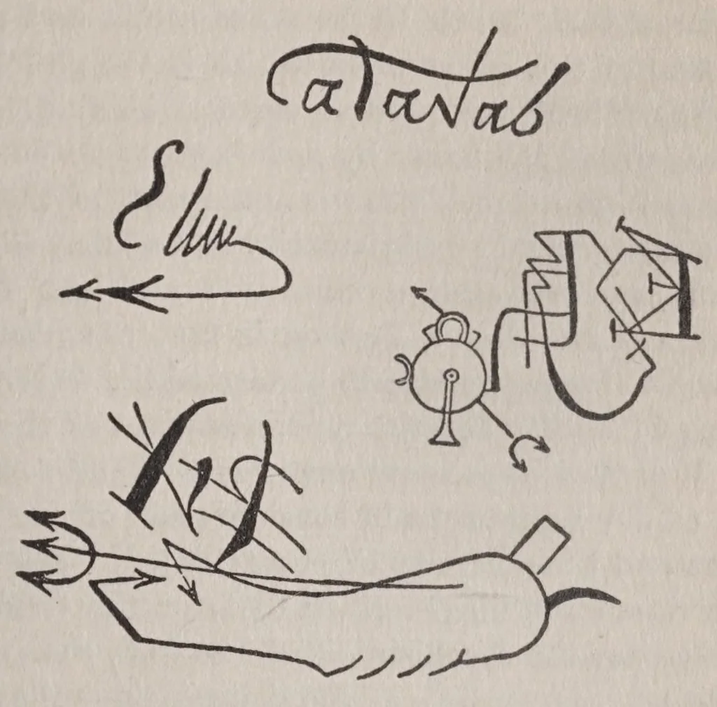 An illustration from Transcendental magic, its doctrine and ritual,, 1910, leaf 345