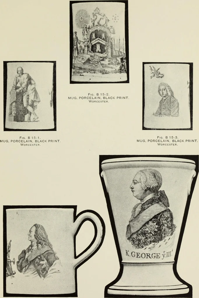 An illustration from Transfer printing on enamels, porcelain and pottery : its origin and development in the United Kingdom, 1907, leaf 140