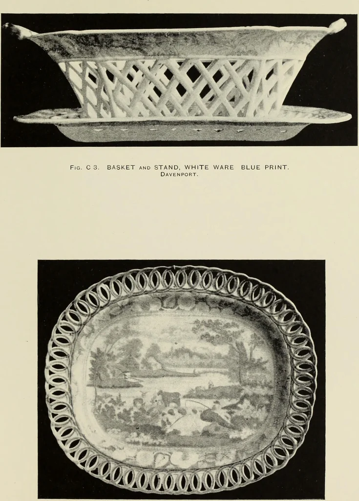 An illustration from Transfer printing on enamels, porcelain and pottery : its origin and development in the United Kingdom, 1907, leaf 160