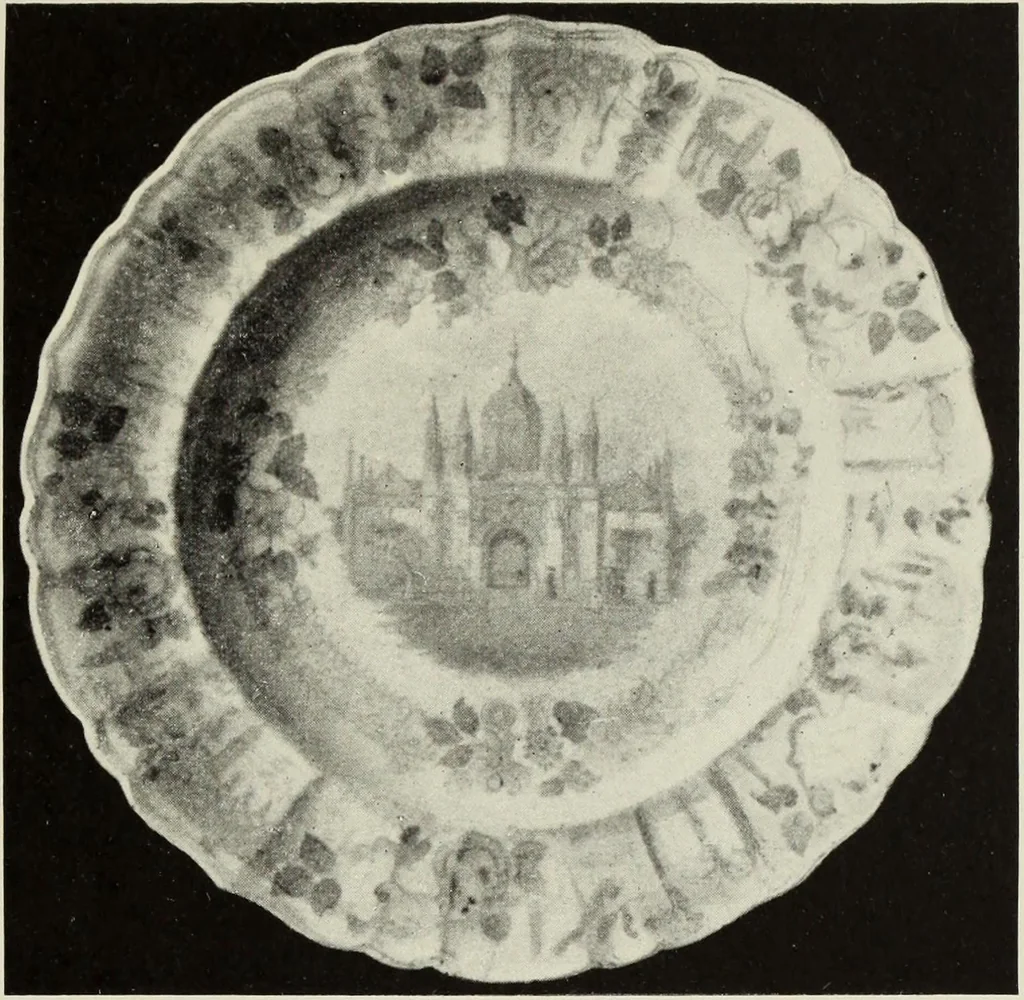 An illustration from Transfer printing on enamels, porcelain and pottery : its origin and development in the United Kingdom, 1907, leaf 188