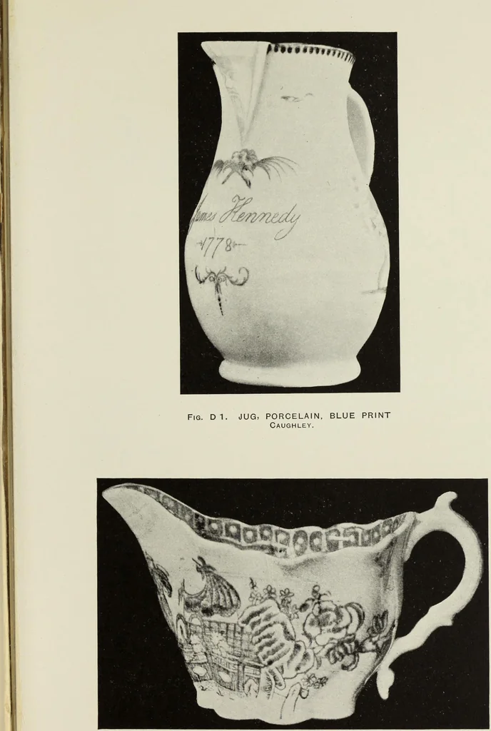 An illustration from Transfer printing on enamels, porcelain and pottery : its origin and development in the United Kingdom, 1907, leaf 192