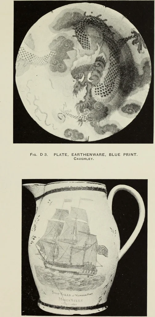 An illustration from Transfer printing on enamels, porcelain and pottery : its origin and development in the United Kingdom, 1907, leaf 196