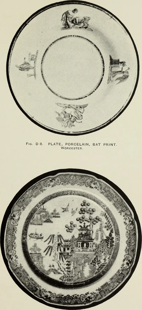 An illustration from Transfer printing on enamels, porcelain and pottery : its origin and development in the United Kingdom, 1907, leaf 204