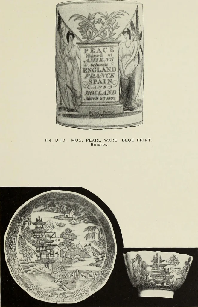 An illustration from Transfer printing on enamels, porcelain and pottery : its origin and development in the United Kingdom, 1907, leaf 212