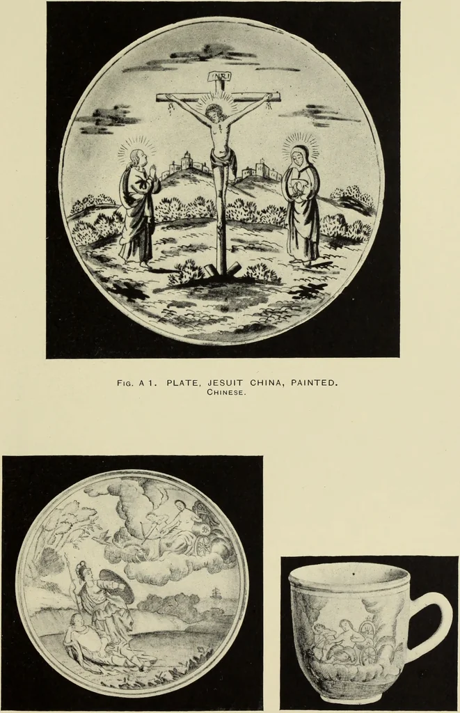 An illustration from Transfer printing on enamels, porcelain and pottery : its origin and development in the United Kingdom, 1907, leaf 26