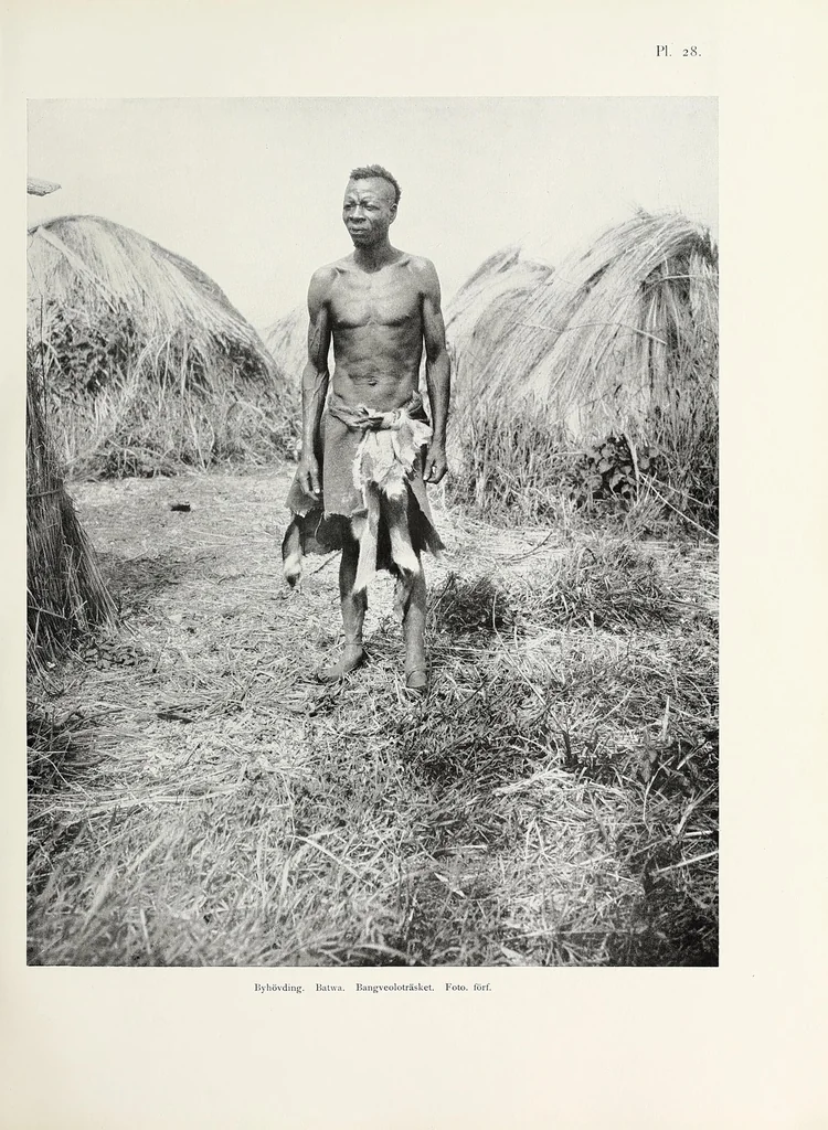 An illustration from Träskfolket; Svenska Rhodesia-Kongo-expeditionenes etnografiska, 1916, leaf 115