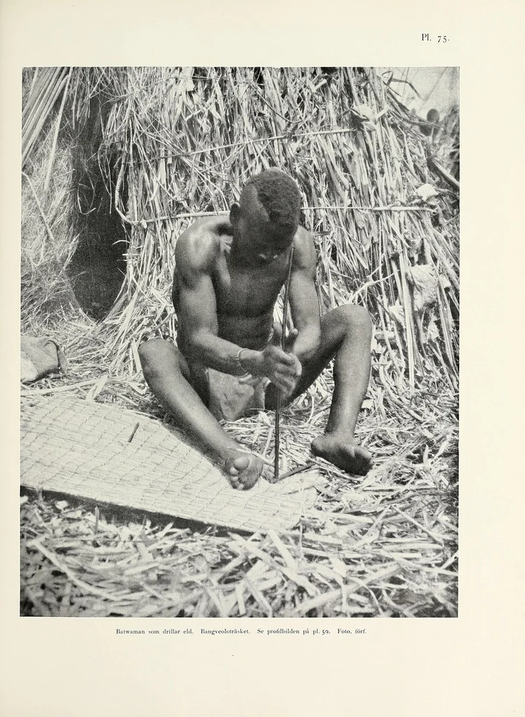 An illustration from Träskfolket; Svenska Rhodesia-Kongo-expeditionenes etnografiska, 1916, leaf 437
