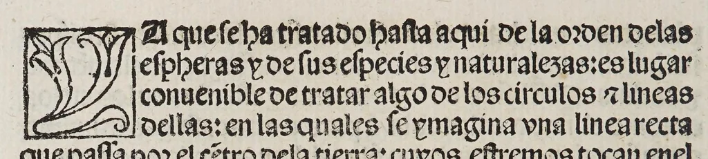 An illustration from Tratado del esphera y del arte del marear : con el regimie[n]to de las alturas : co[n] algu[n]as reglas nueuame[n]te escritas muy necessarias, 1535, leaf 26