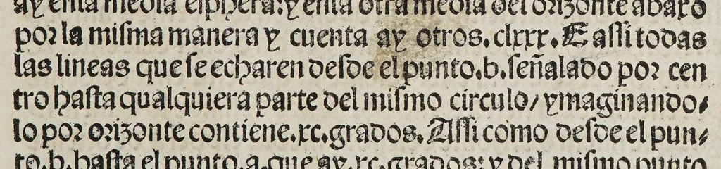 An illustration from Tratado del esphera y del arte del marear : con el regimie[n]to de las alturas : co[n] algu[n]as reglas nueuame[n]te escritas muy necessarias, 1535, leaf 59