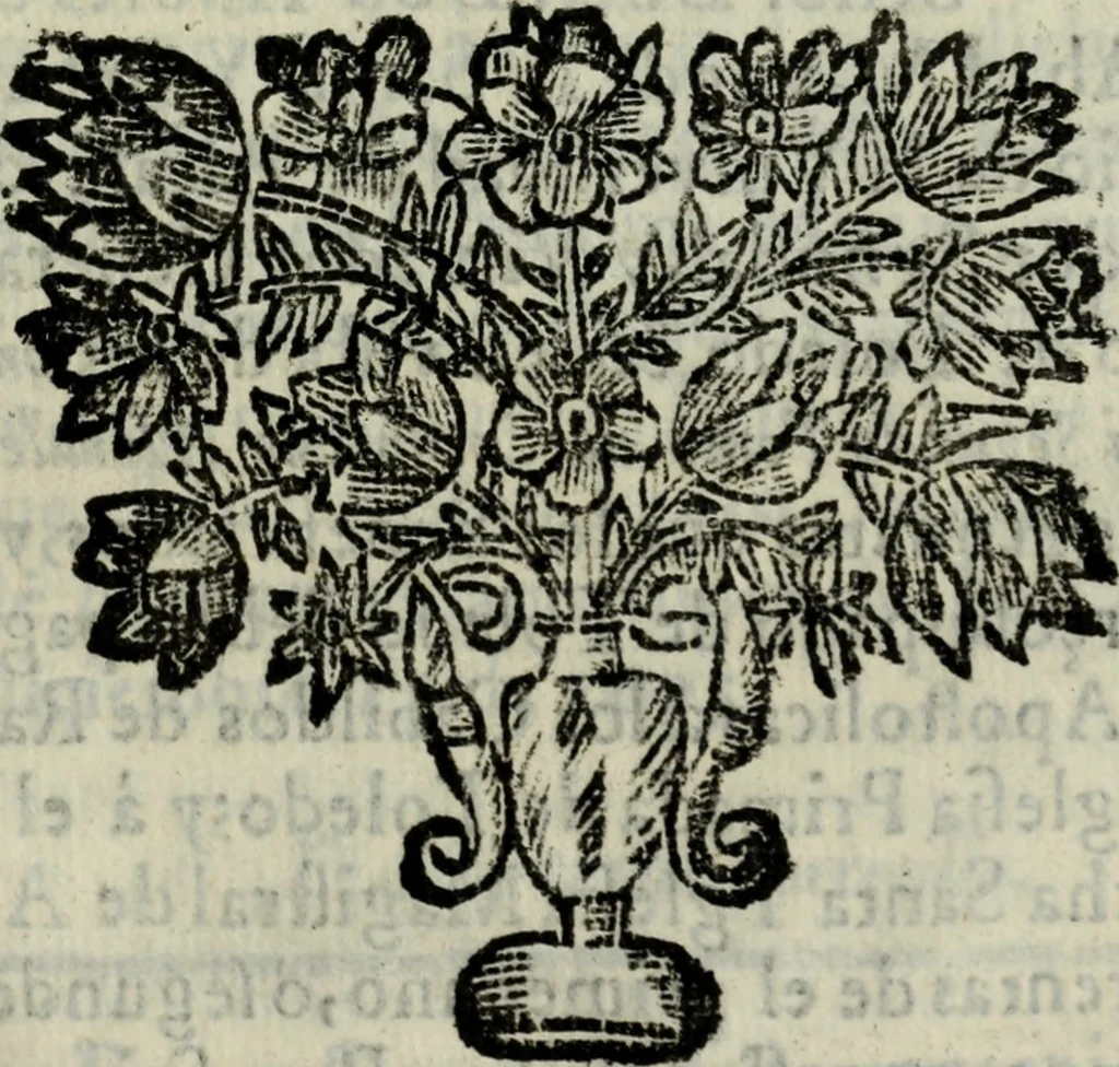 An illustration from Tratado de medias annatas de los beneficios, prestamos, y capellanias, &c, 1698, leaf 560