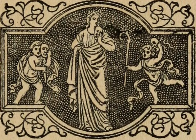 An illustration from Tratado único y singular del origin de los Indios del Perú, Méjico, Santa Fé y Chile, 1891, leaf 274