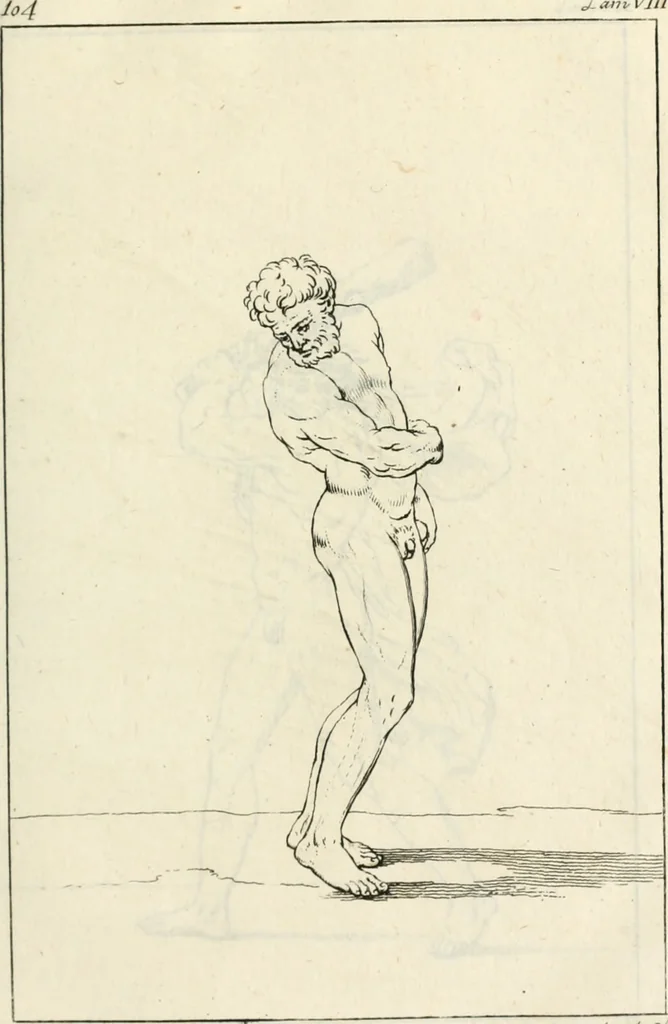 An illustration from El tratado de la pintura, 1784, leaf 172