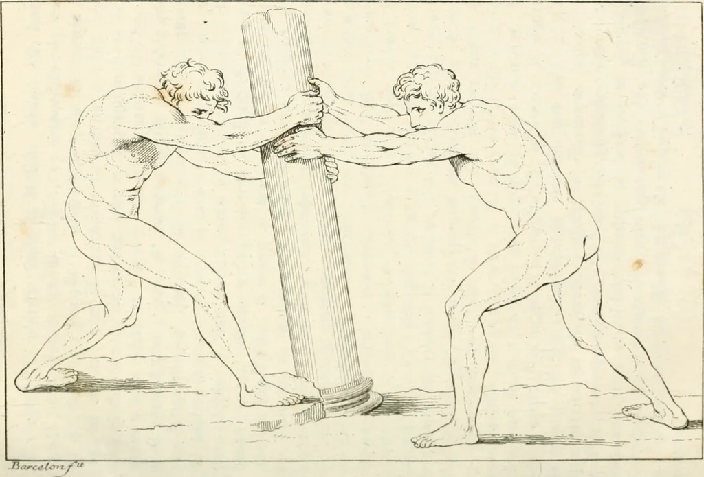 An illustration from El tratado de la pintura, 1784, leaf 180