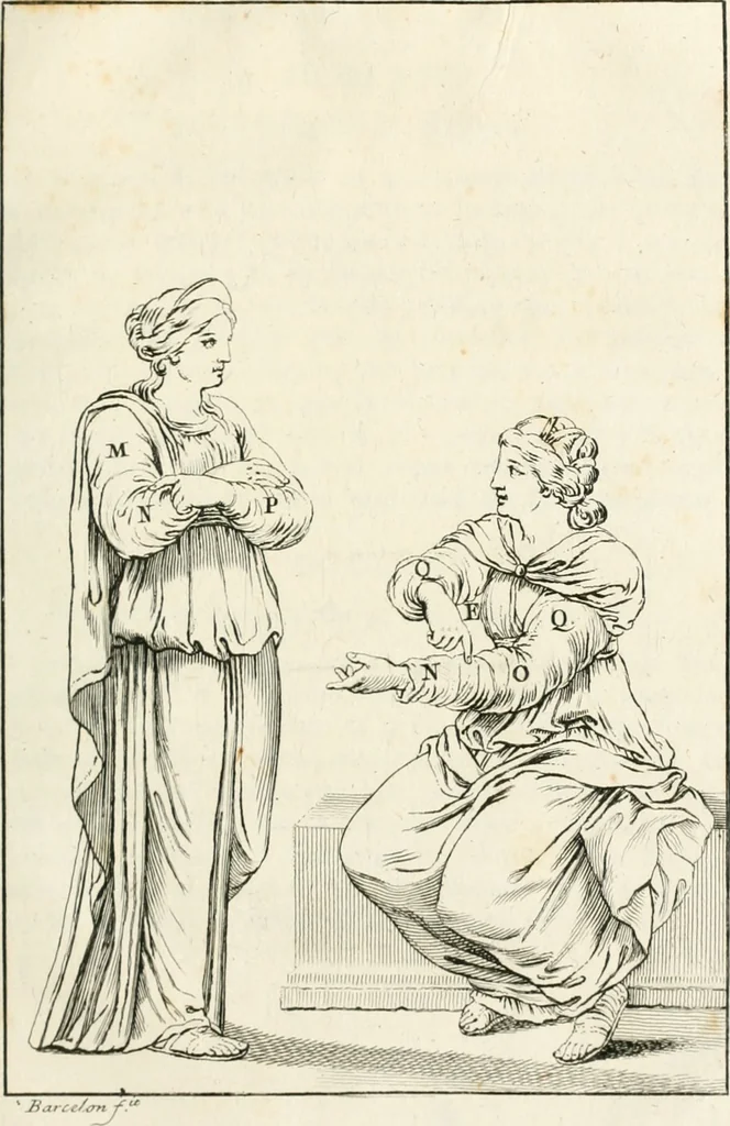 An illustration from El tratado de la pintura, 1784, leaf 272