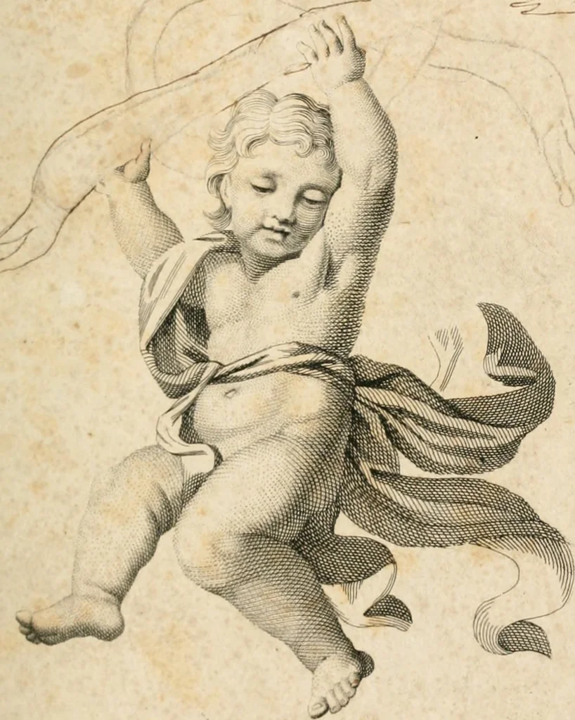 An illustration from El tratado de la pintura, 1784, leaf 8