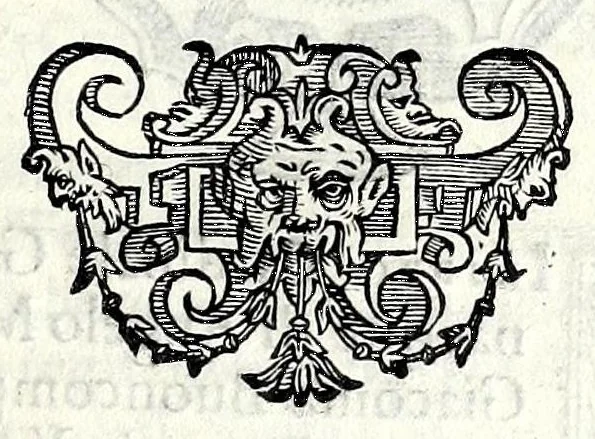 An illustration from Trattato de gli huomini illvstri di Bologna : diviso in tre parti : nella prima parte si contegono i prelati, nella seconda i titolari, & nella terza i dottori, i caualieri, i capitani, et il senato, 1590, leaf 19