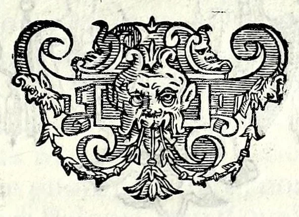 An illustration from Trattato de gli huomini illvstri di Bologna : diviso in tre parti : nella prima parte si contegono i prelati, nella seconda i titolari, & nella terza i dottori, i caualieri, i capitani, et il senato, 1590, leaf 41