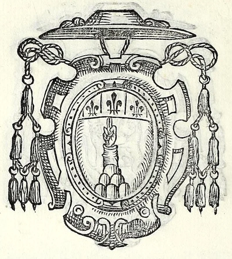 An illustration from Trattato de gli huomini illvstri di Bologna : diviso in tre parti : nella prima parte si contegono i prelati, nella seconda i titolari, & nella terza i dottori, i caualieri, i capitani, et il senato, 1590, leaf 52