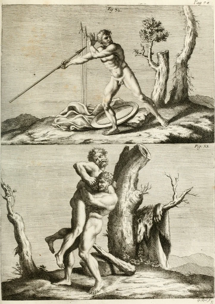 An illustration from Trattato della pittura, 1786, leaf 116