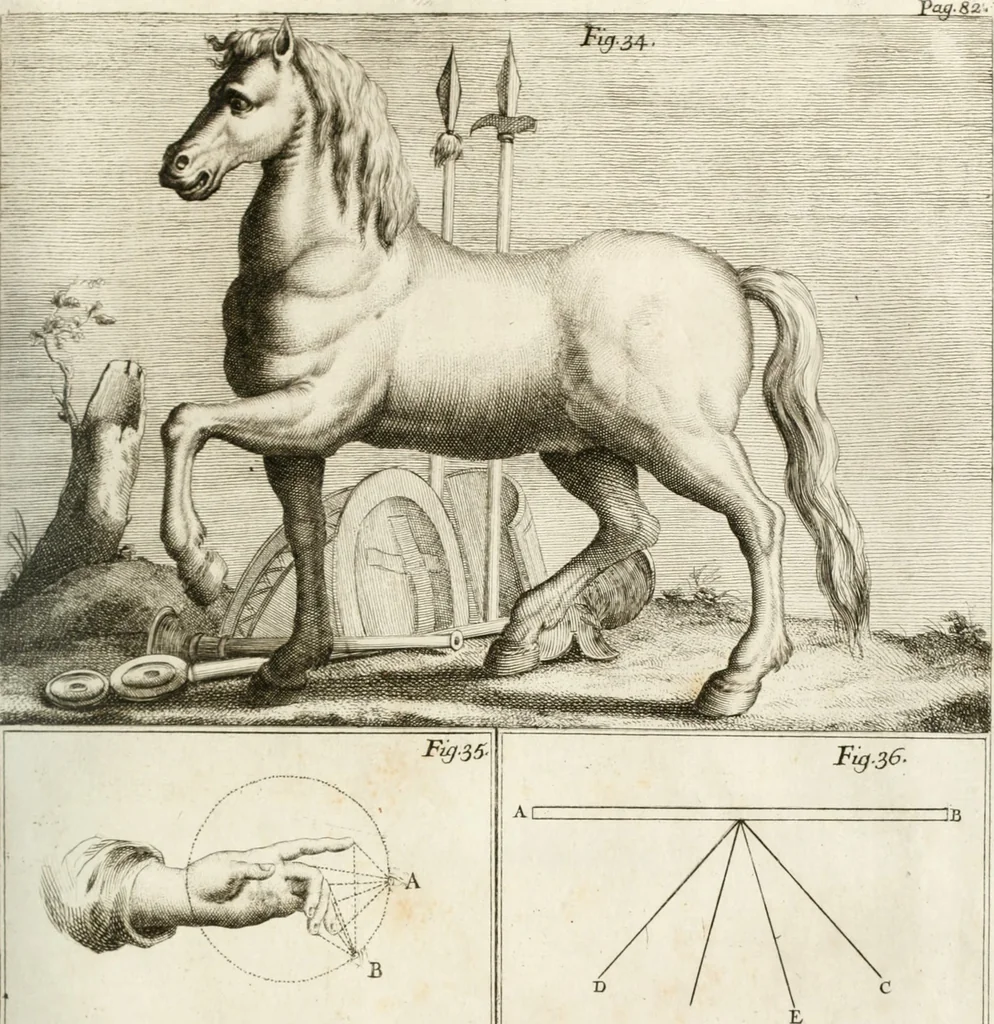 An illustration from Trattato della pittura, 1786, leaf 126