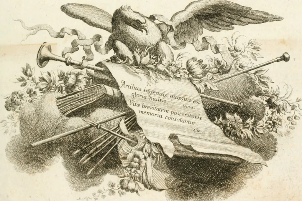 An illustration from Trattato della pittura, 1786, leaf 4
