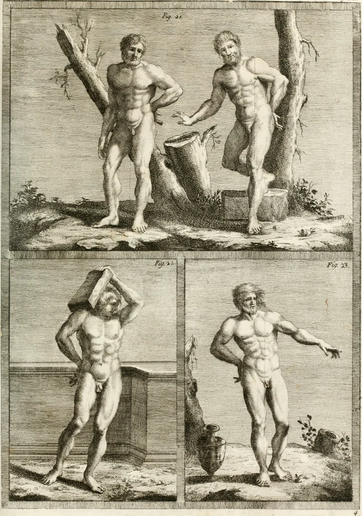 An illustration from Trattato della pittura, 1786, leaf 92