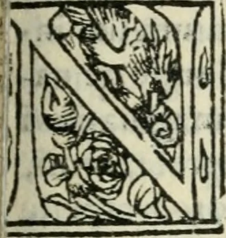 An illustration from Trattato dell'arte della pittvra, scoltvra, et architettvra di Gio. Paolo Lomazzo milanese pittore : diuiso in sette libri, ne' qvali si discorre de la proportione, de' moti, de' colori, de' lumi, de la prospettiua, de la prattica de la pittura, et finalmente de le istorie d'essa pittura : con vna tauola de'nomi de tutti li pittori, scoltori, architetti, & matematici antichi & moderni, 1584, leaf 322