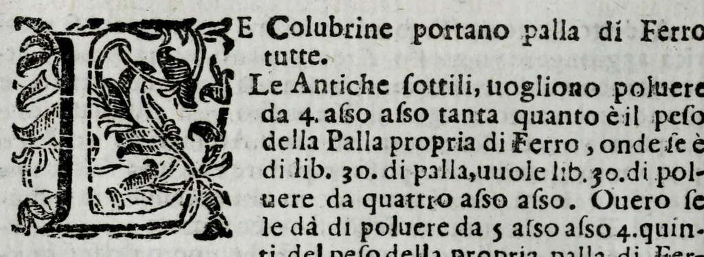 An illustration from Trattato dell' artiglieria, 1672, leaf 60