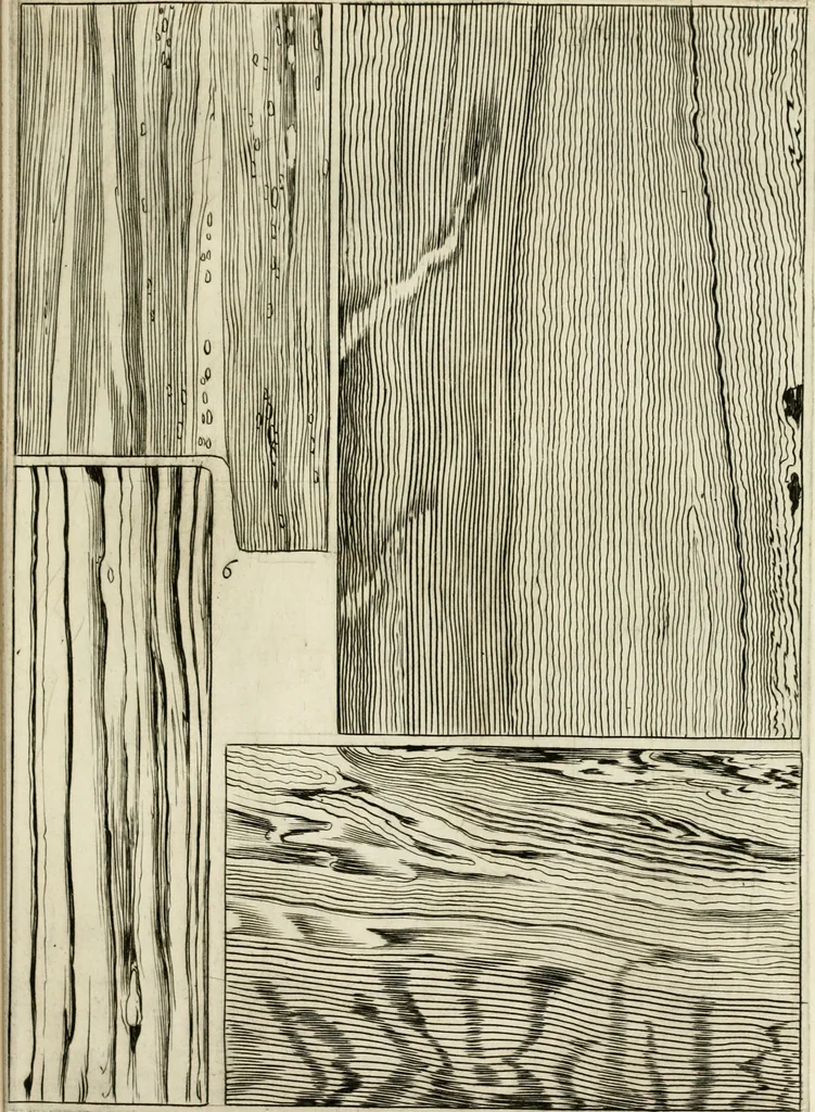 An illustration from Trattato del legno fossile minerale nuouamente scoperto : nel quale breuemente si accenna la varia & mutabil natura di detto legno, rappresentatoui con alcune figure, che mostrano il luogo doue nasce, la diuersità dell'onde che in esso si vedono, e le sue così varie e marauigliose forme, 1637, leaf 26