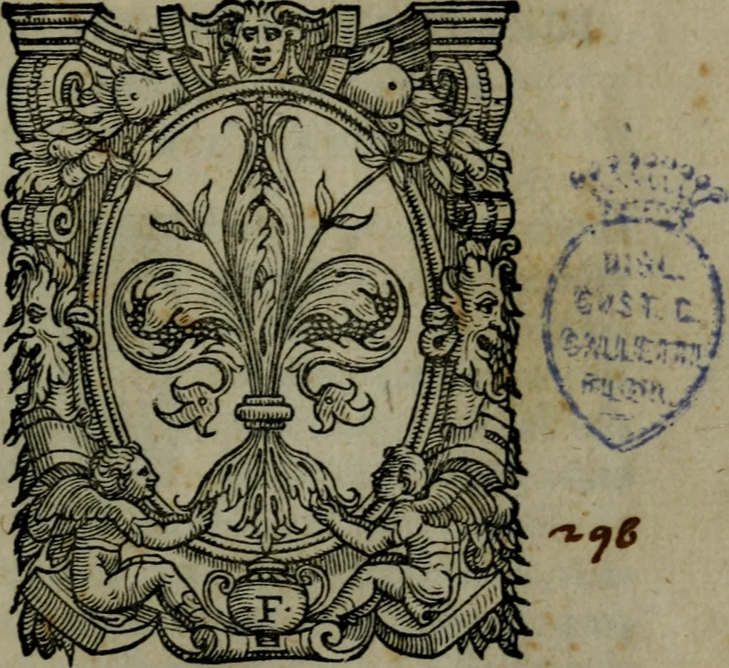 An illustration from Trattato delle monete e valvta loro, ridotte dal costume antico, all'vso moderno, 1562, leaf 4