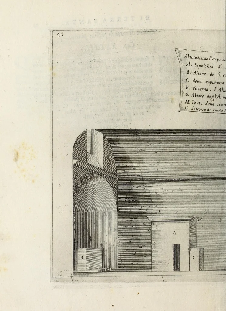 An illustration from Trattato delle piante & immagini de sacri edifizi di Terra Santa, 1620, leaf 140