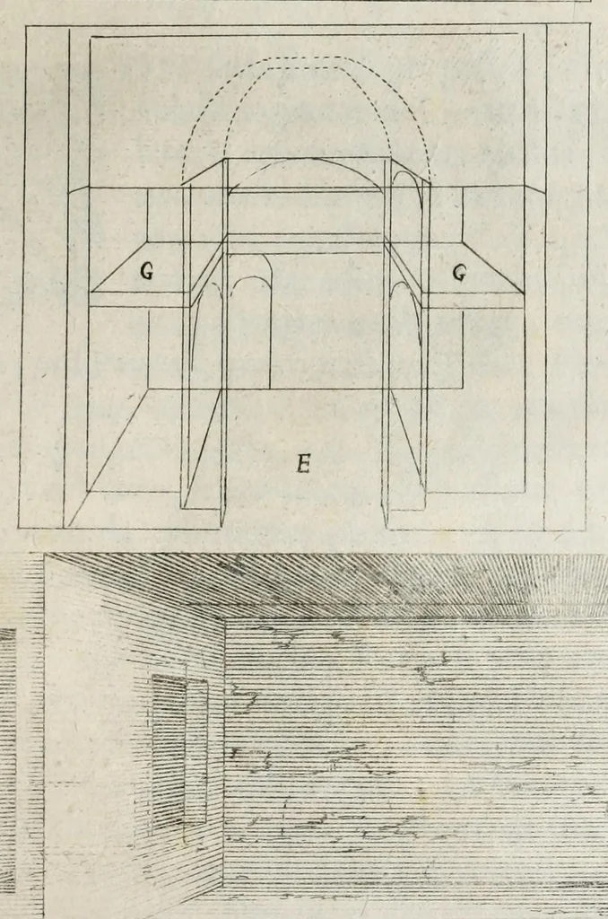 An illustration from Trattato delle piante & immagini de sacri edifizi di Terra Santa, 1620, leaf 163