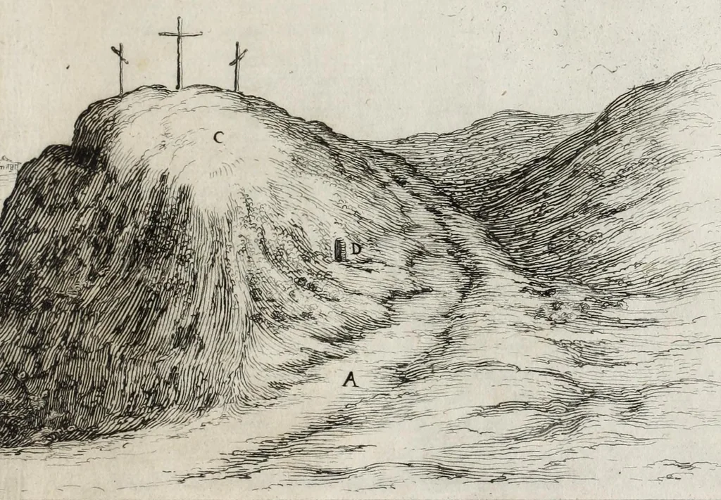 An illustration from Trattato delle piante & immagini de sacri edifizi di Terra Santa, 1620, leaf 77