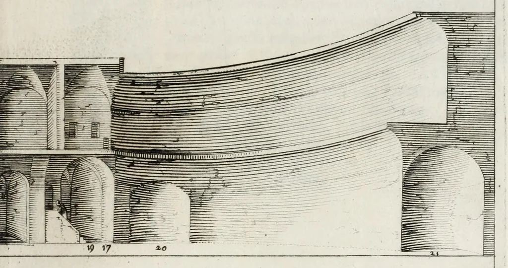 An illustration from Trattato delle piante & immagini de sacri edifizi di Terra Santa, 1620, leaf 95