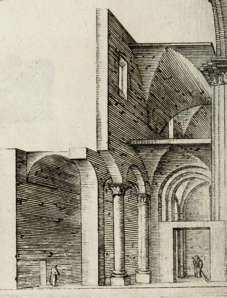 An illustration from Trattato delle piante & immagini de sacri edifizi di Terra Santa, 1620, leaf 98